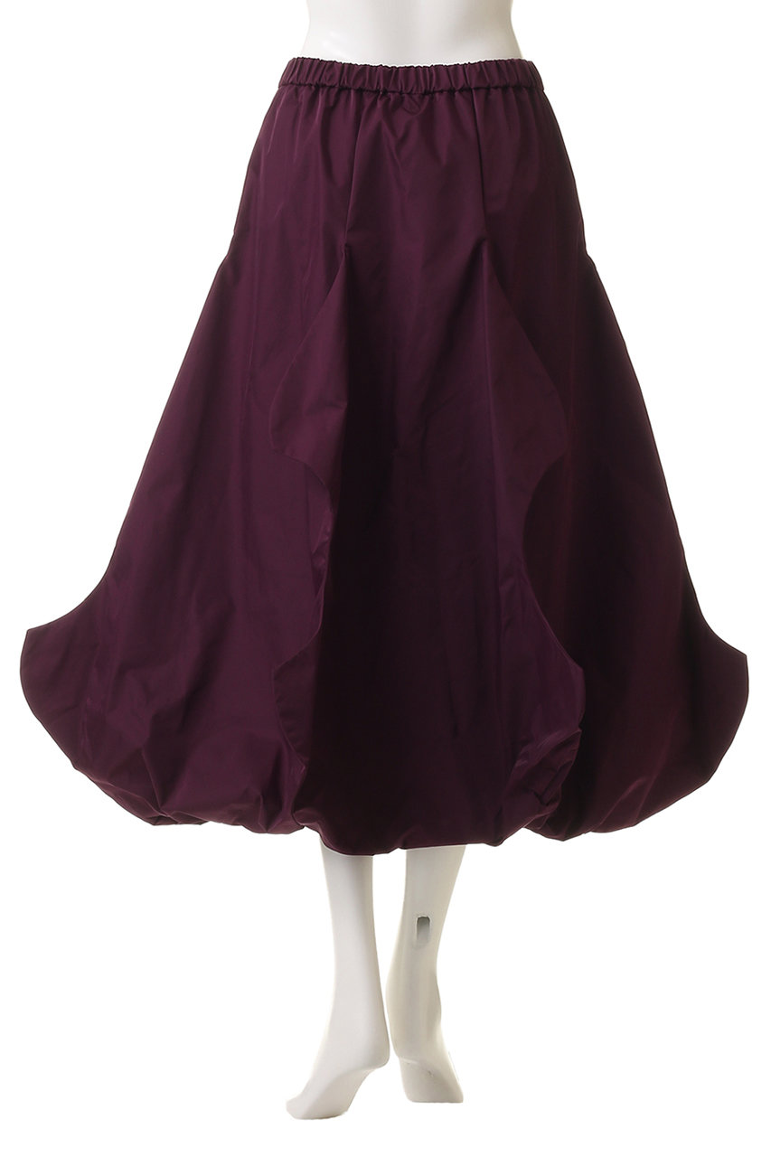 ENFOLD(エンフォルド)｜ODD SHAPE SKIRT スカート/ブラック の通販