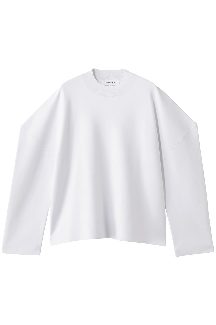 ENFOLD(エンフォルド)｜DINNER KNIT-PULLOVER/ホワイト の通販