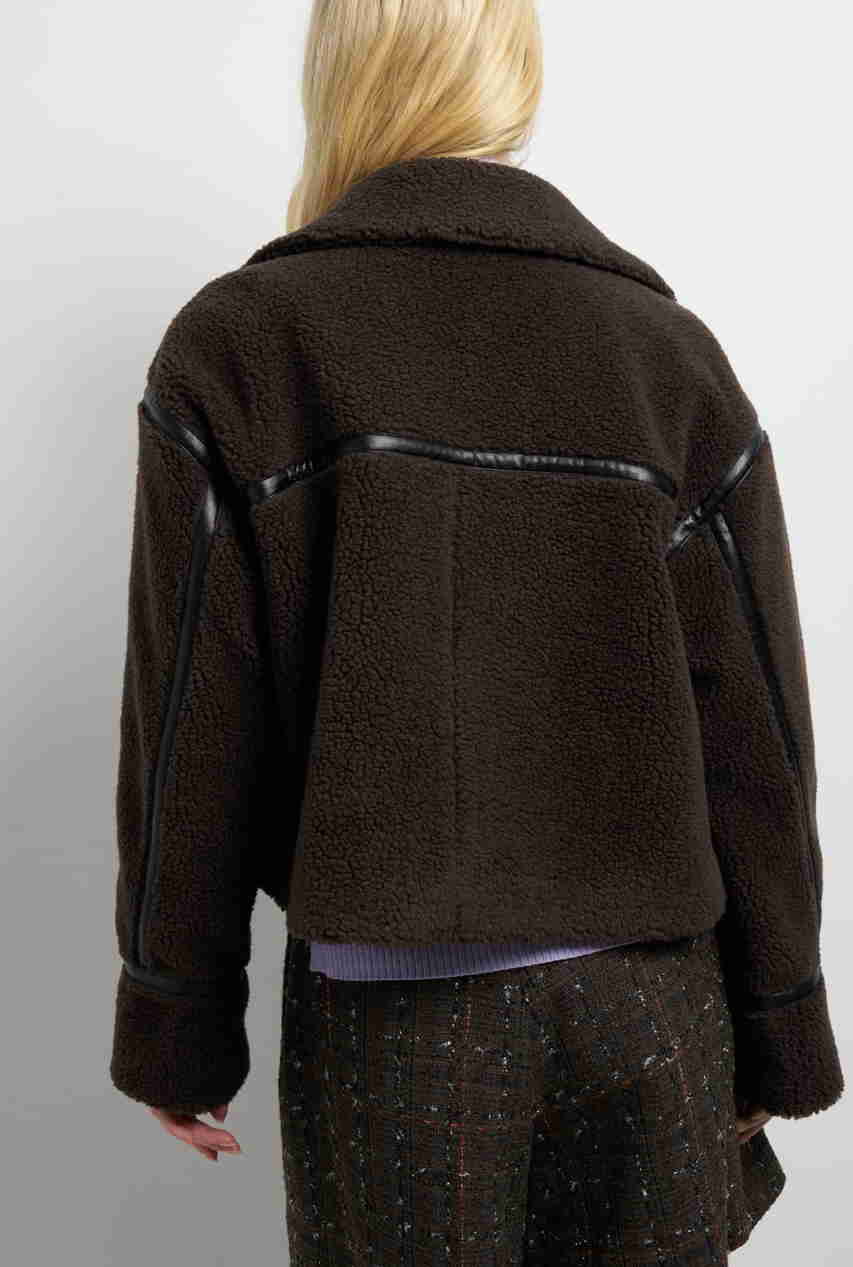 LANVIN en Bleu(ランバン オン ブルー)｜ボアライダースジャケット