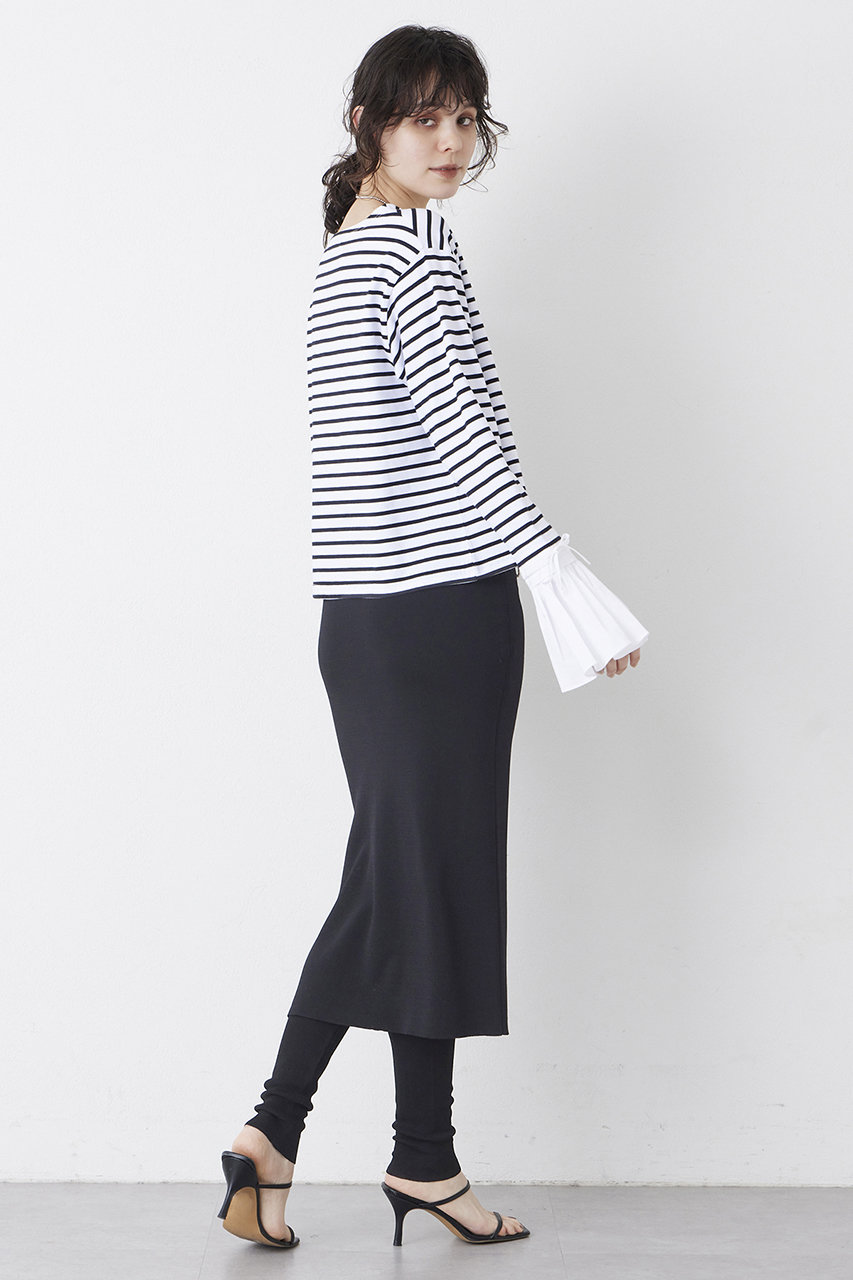 Whim Gazette(ウィム ガゼット)｜スカートレギンス/ブラック の通販