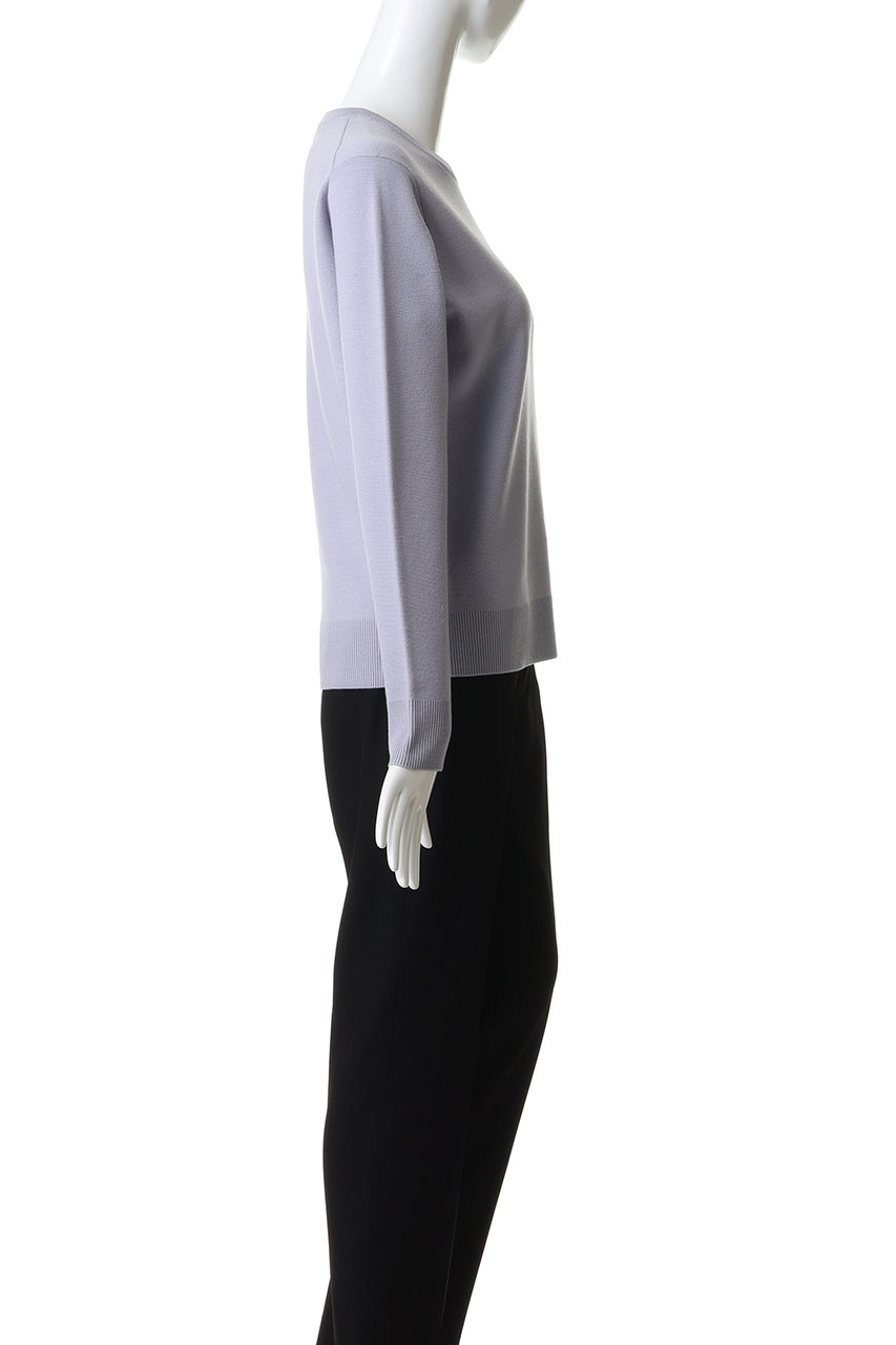 ebure(エブール)｜ハイゲージミラノリブ クルーネックニットプル