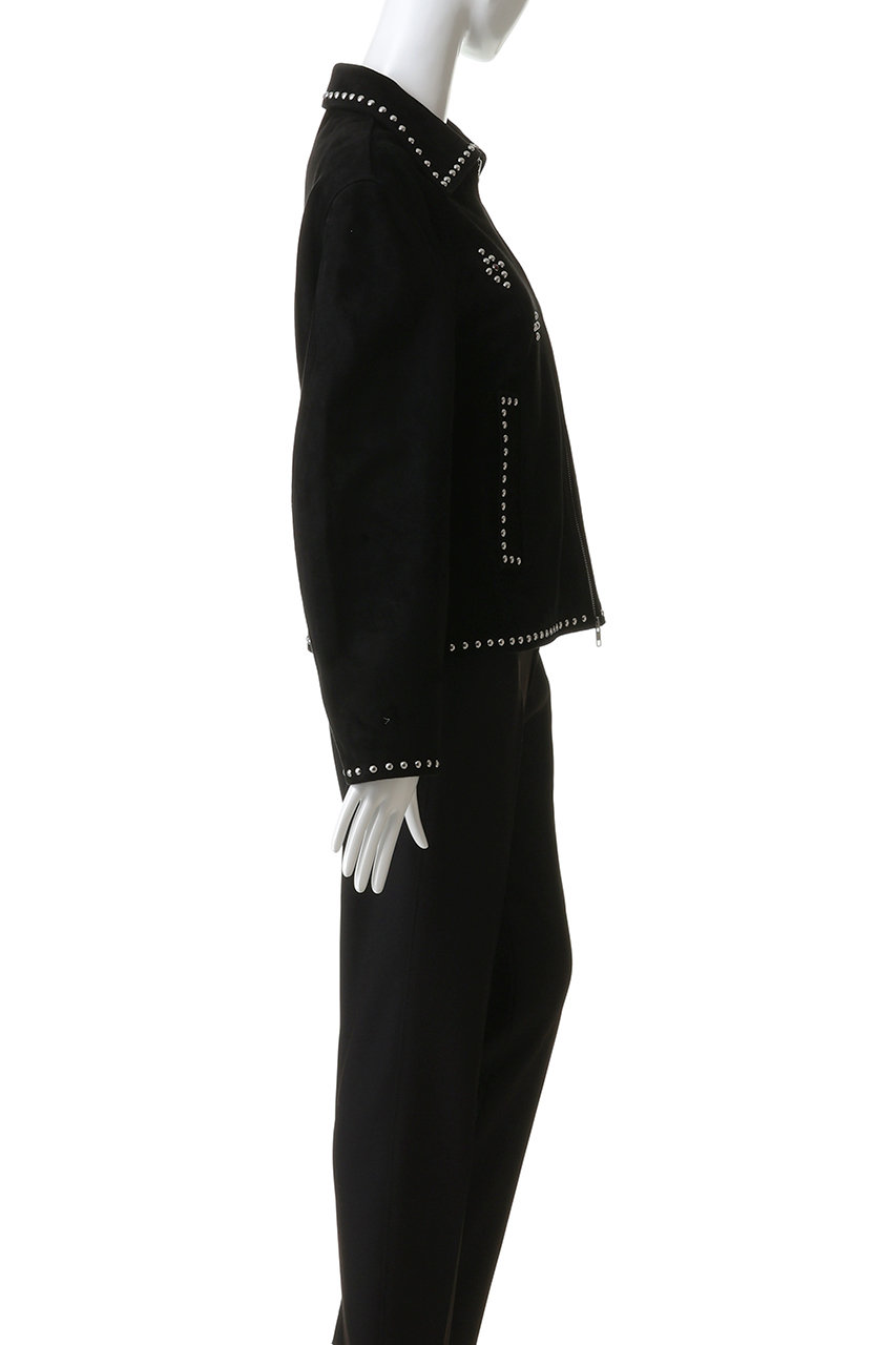 CLANE(クラネ)｜SUEDE STUDS BLOUSON/ジャケット/BLACK の通販