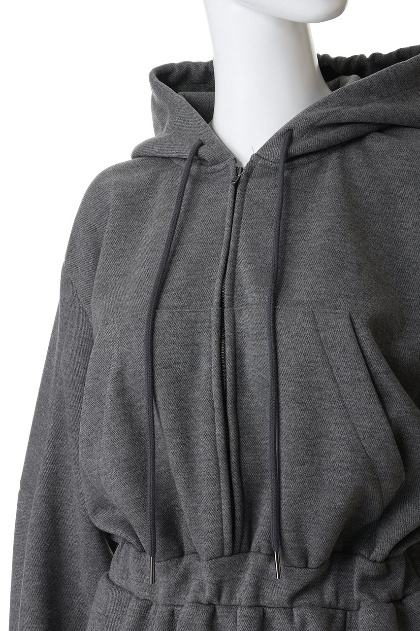 CLANE(クラネ)｜HOODED SWEAT ALL IN ONE/GRAY の通販｜ELLESHOP