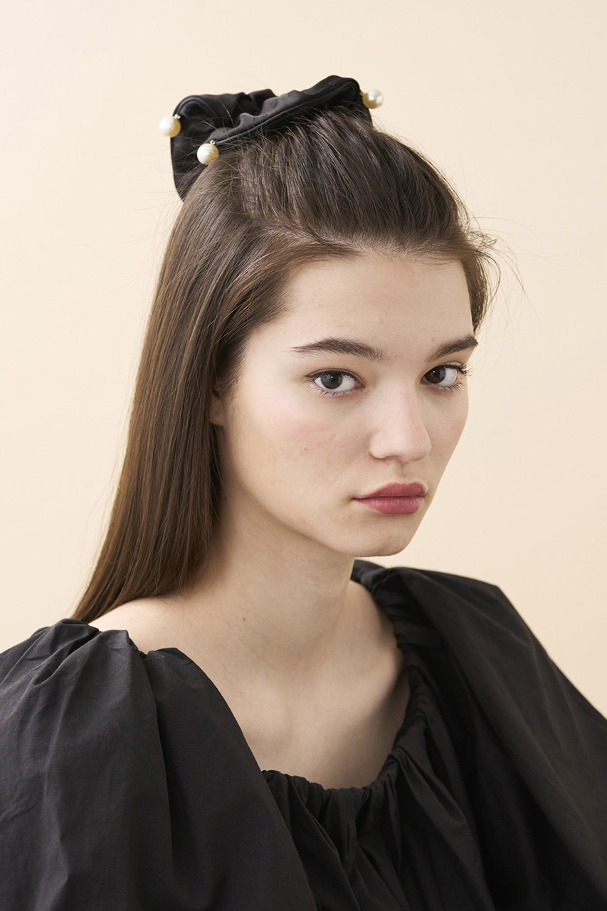 ALEXANDRE DE PARIS(アレクサンドル ドゥ パリ)｜シュシュ/ブラック(N