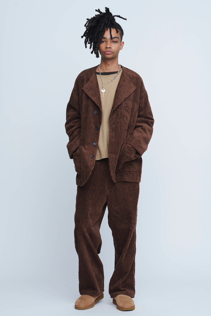 INSCRIRE(アンスクリア)｜コーデュロイ カラーレス ジャケット