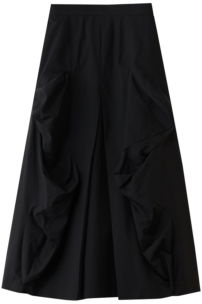 nagonstans(ナゴンスタンス)｜curvy line skirt/Black の通販