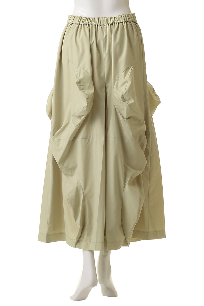 nagonstans(ナゴンスタンス)｜curvy line skirt/Black の通販