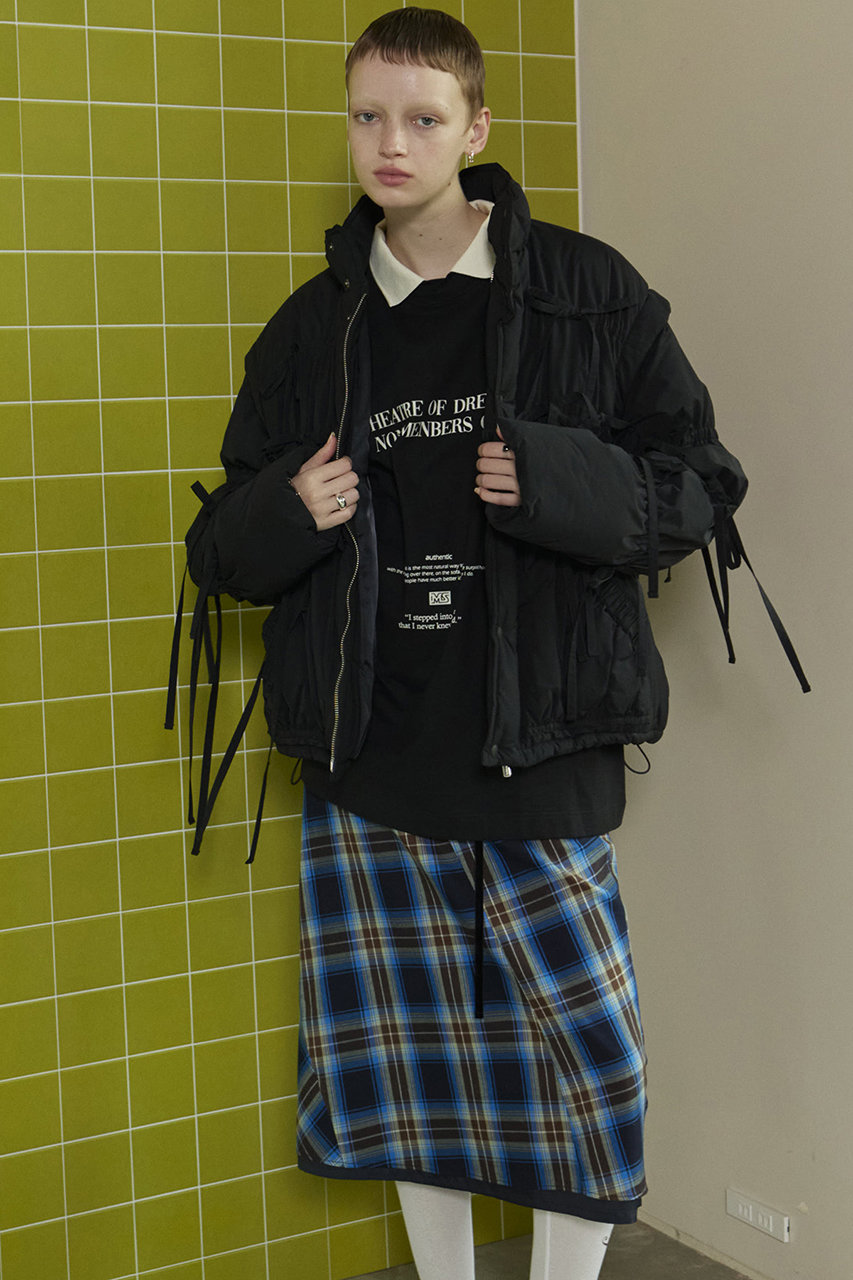 MAISON SPECIAL(メゾンスペシャル)｜2way Ribbon Puffer Jacket/2WAY