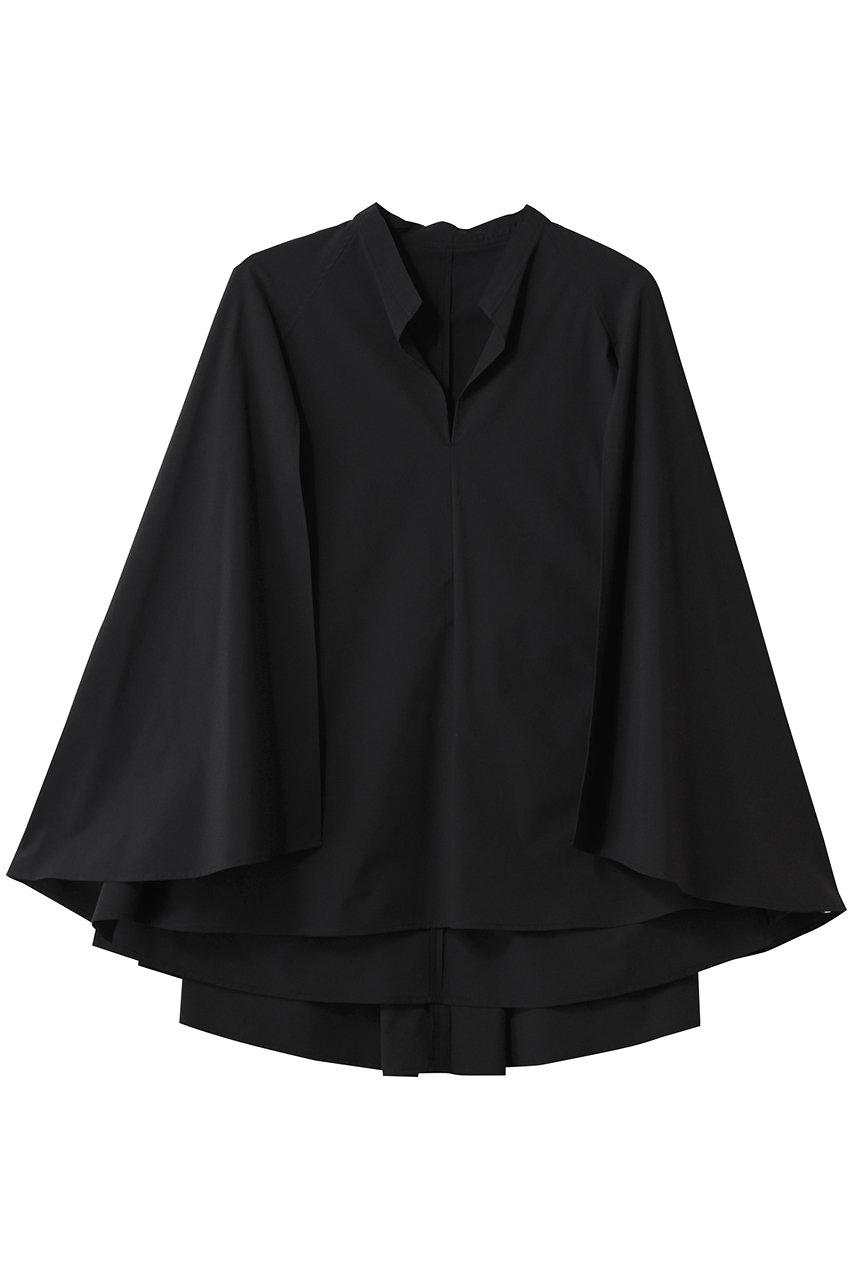 LE PHIL(ル フィル)｜SOLOTEXブロードケープブラウス/ブラック の通販