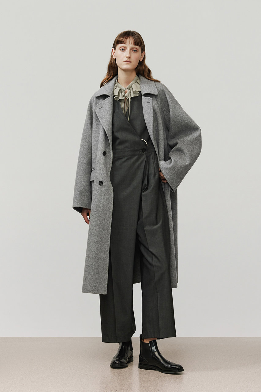 DEPAREILLE(デパリエ)｜モヘアポプリンコンビネゾン/グレー の通販