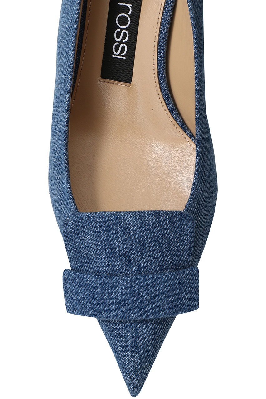 ✨セルジオロッシ✨sr1 パンプス スエード シルバープレート 水色 35.5