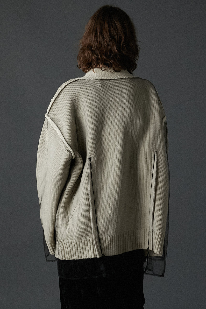 PRANK PROJECT(プランク プロジェクト)｜チュールレイヤードニット