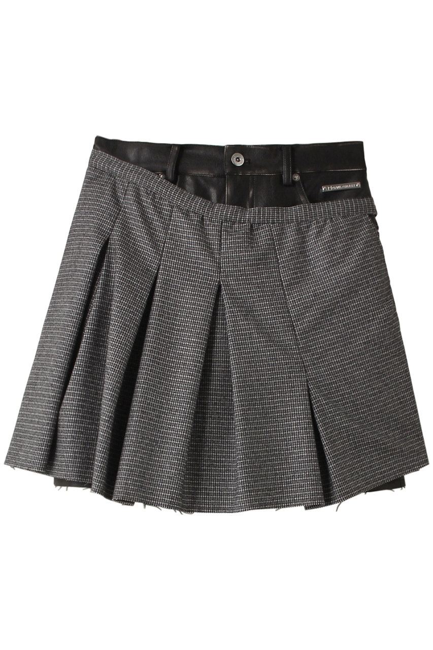 PRANK PROJECT(プランク プロジェクト)｜フェイクレザーコンビプリーツ