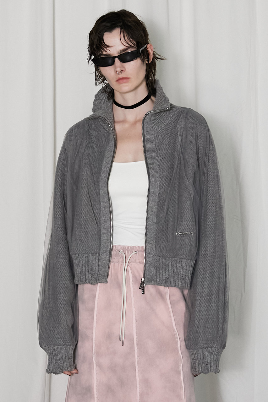 PRANK PROJECT(プランク プロジェクト)｜チュールレイヤードジップ