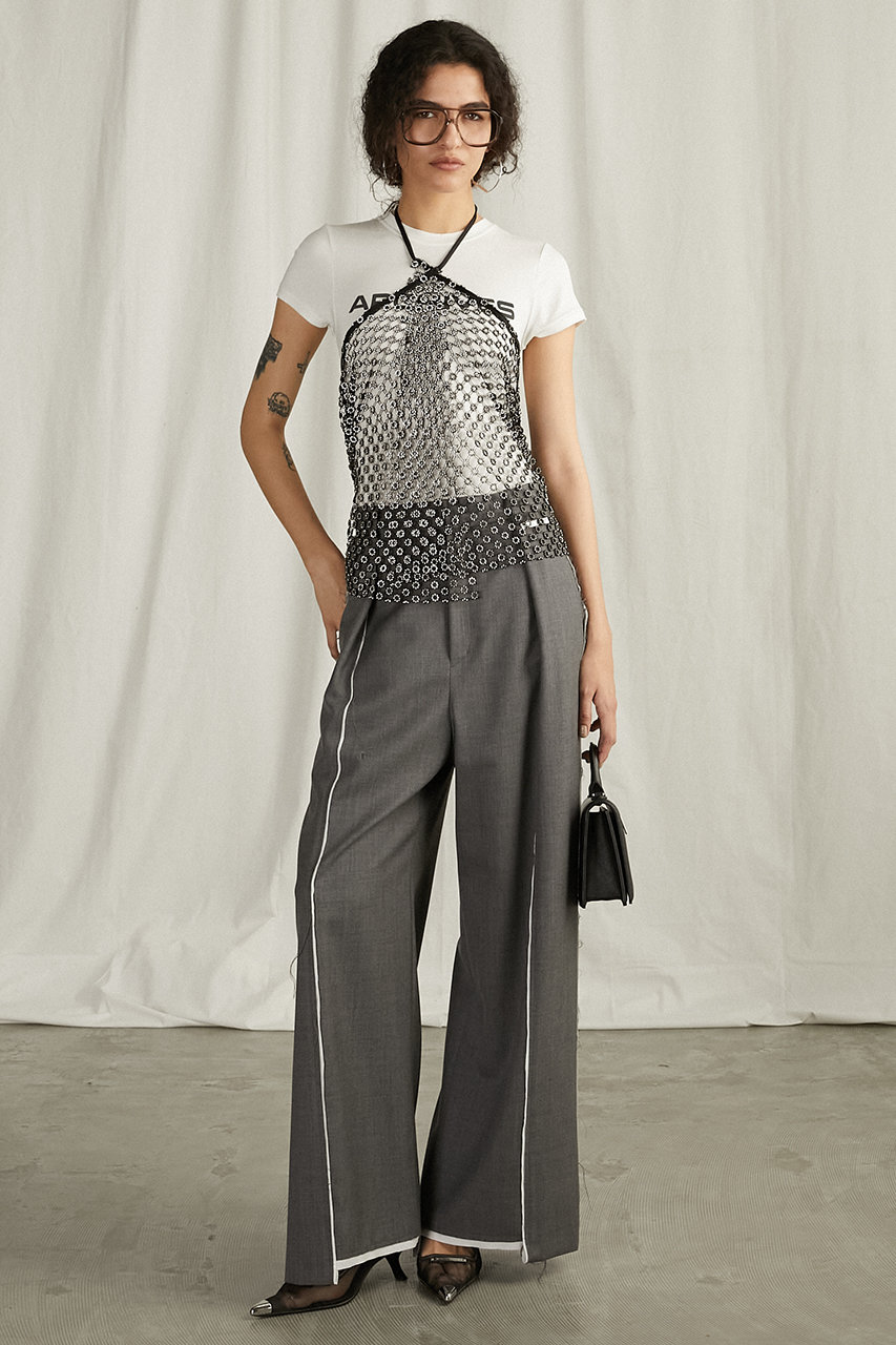 PRANK PROJECT(プランク プロジェクト)｜スパークルラップスカート/BLK