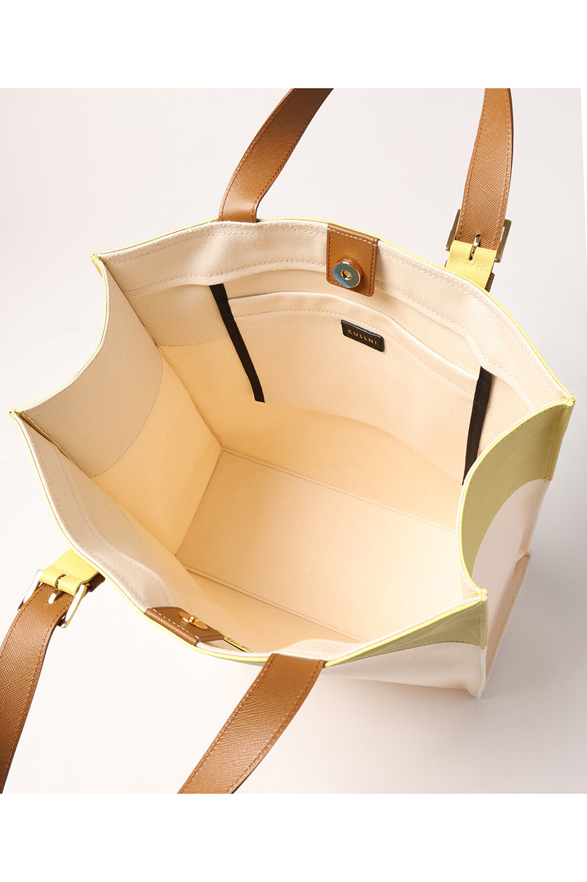 CULLNI(クルニ)｜Belt Handle Leather ＆ Canvas Combination トート