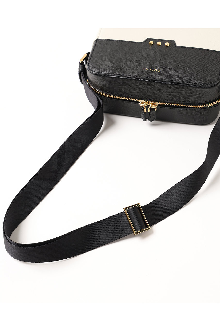 CULLNI(クルニ)｜Square Leather ショルダーバッグ/マッシュルーム の