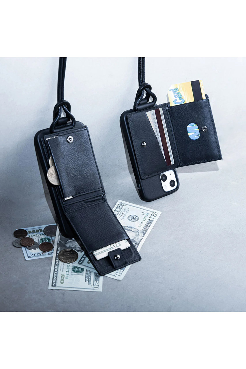 objcts.io(オブジェクツアイオー)｜ショルダーストラップ付ウォレット