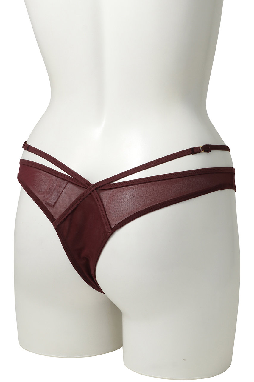 Yue(ユエ)｜【FETICO×Yue】透け感の違う生地を組み合わせたTバック