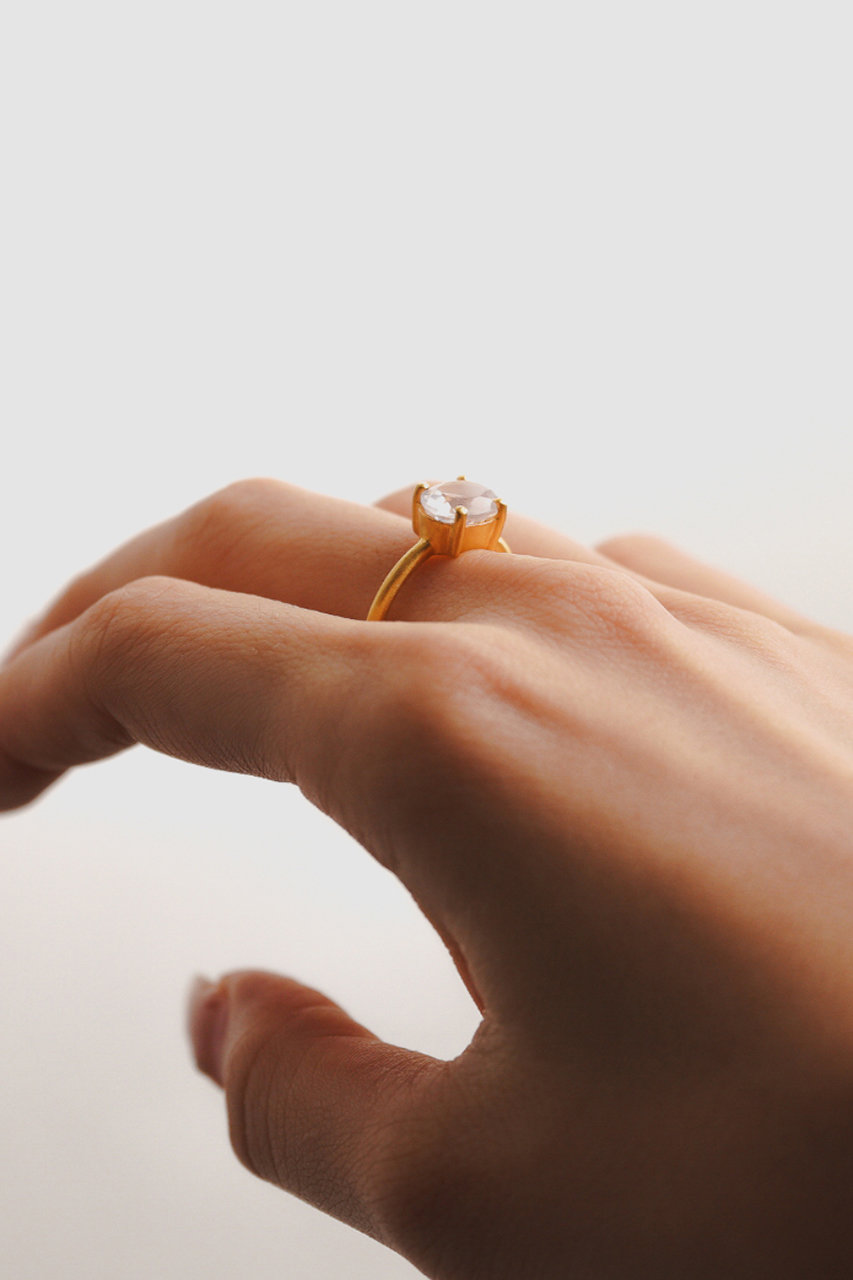 Kui Co.(クイ)｜アクアマリン リング/ブルー の通販｜ELLESHOP・(エル