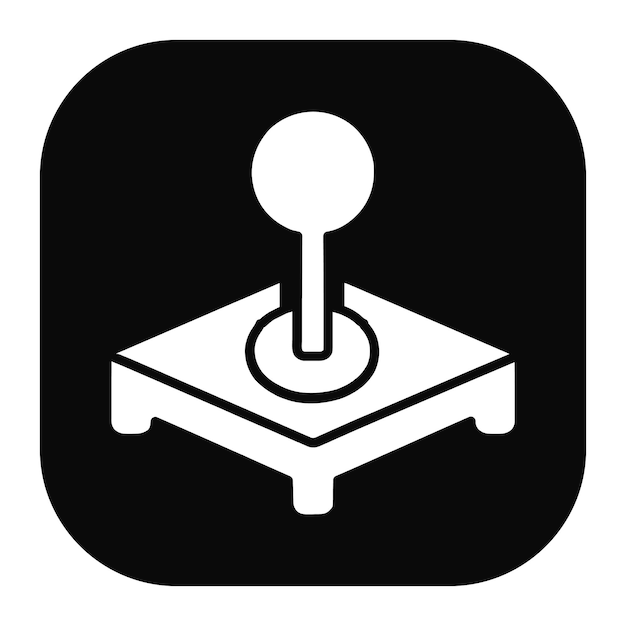 Joystick icon arcade controller vector illustration | Premium Vector