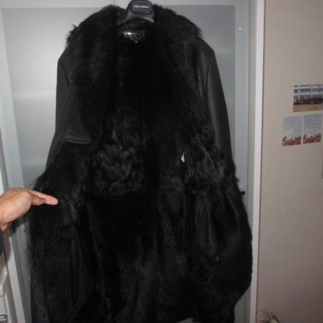 GUCCI - 最高級 GUCCI レザー 毛皮 ファー コート 90万の通販 by