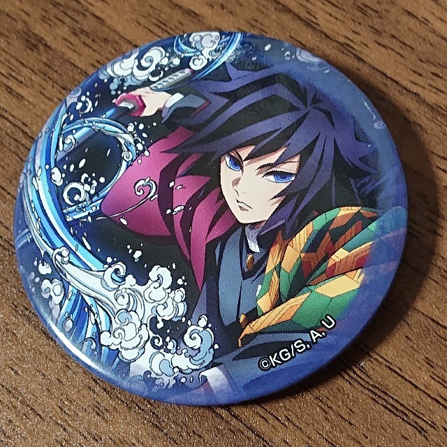 鬼滅の刃 プリロール 冨岡義勇 缶バッチ モンブラン Xmasプリケーキ