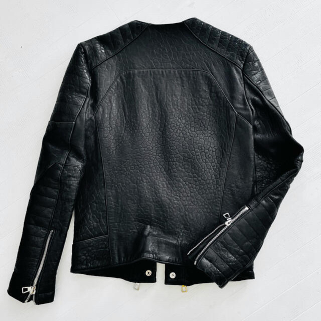 BALMAIN - 新品 希少 BALMAIN×H&M ライダース ジャケット 羊皮 44