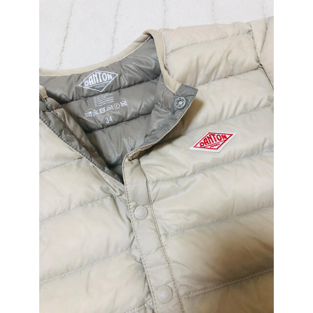 DANTON - DANTON ダントン インナーダウンジャケット オイスター