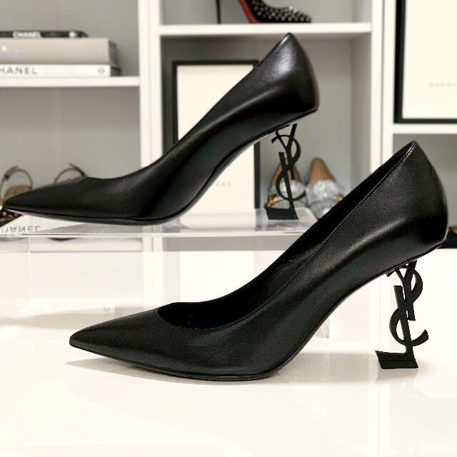 SAINT LAURENT - 2917 サンローラン オピウム レザー YSLロゴヒール