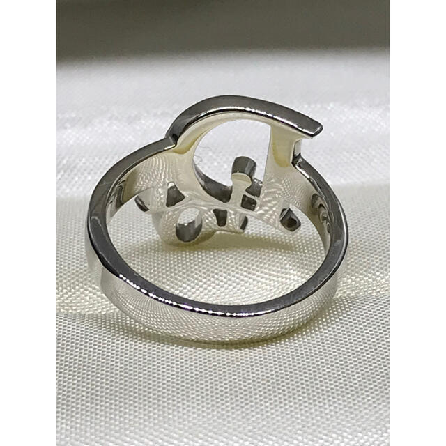 Christian Dior - Christian Dior ディオール シルバー ロゴ リング13