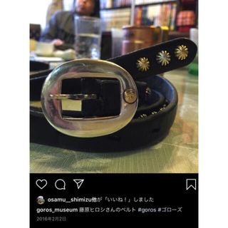 goro's - goros ゴローズ ベルト ギャリソンベルト 黒の通販 by