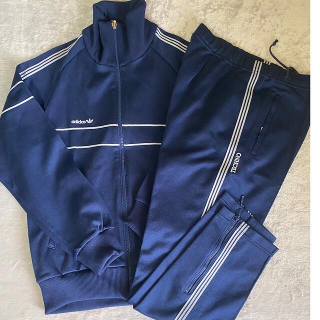 adidas - 【西ドイツ製】ビンテージadidas TECHNO ジャージ上下 ロゴ