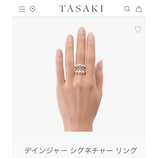 TASAKI - タサキ TASAKI デインジャー シグネクチャーリングの通販 by