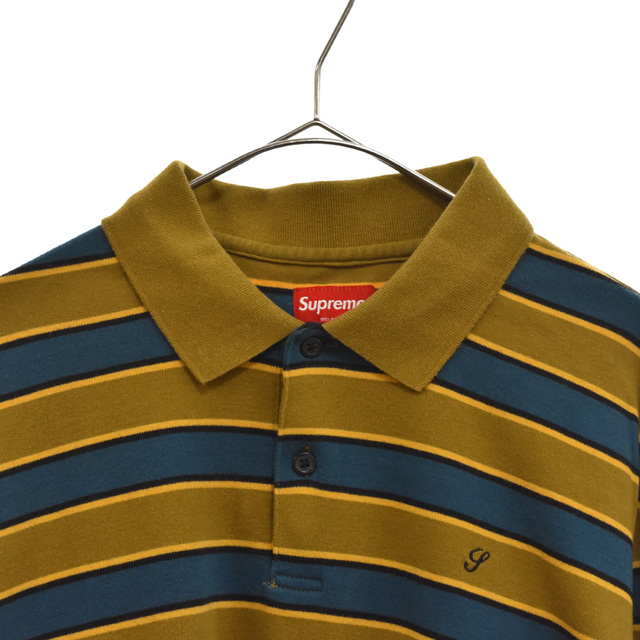 Supreme - SUPREME シュプリーム 18AW Striped L/S Polo ストライプ
