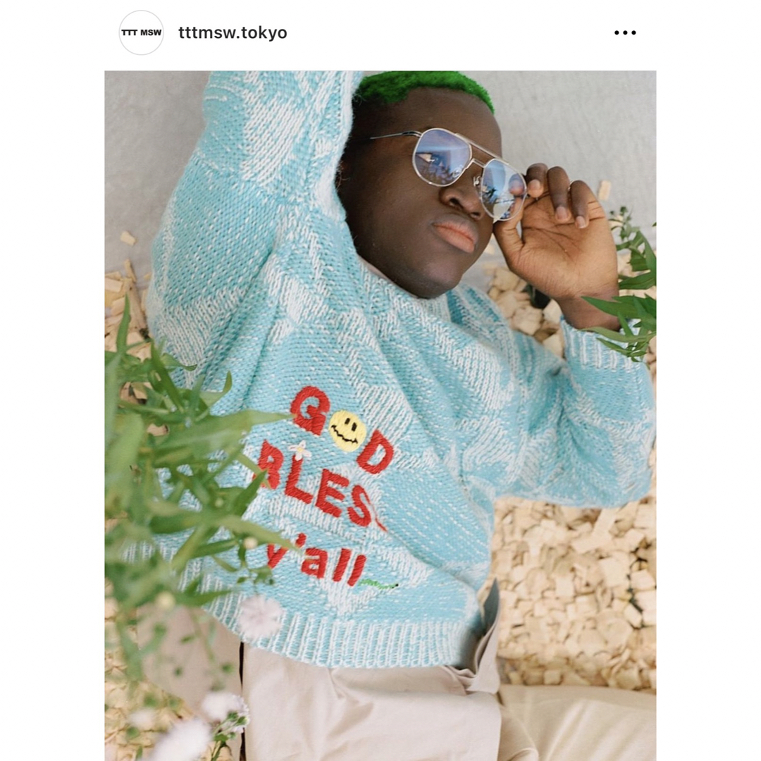 TTT_MSW - TTT MSW Quilt Pattern Knit Lサイズの通販 by ショップ