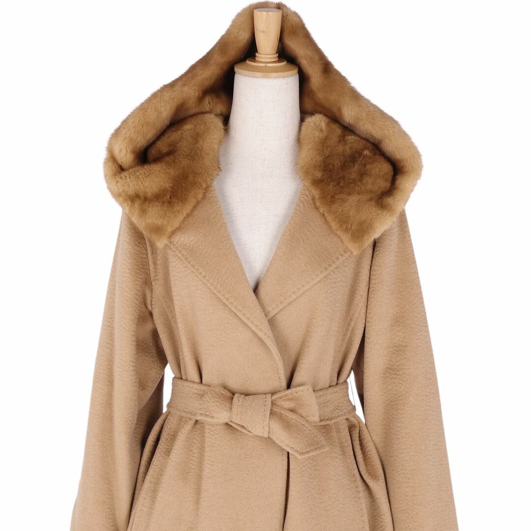 Max Mara - 極美品 マックスマーラ Max Mara コート 白タグ キャメル