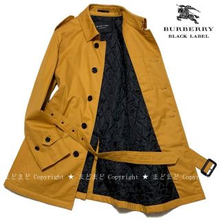 BURBERRY BLACK LABEL（トレンチコート ・ イエロー/黄色系）のフリマ