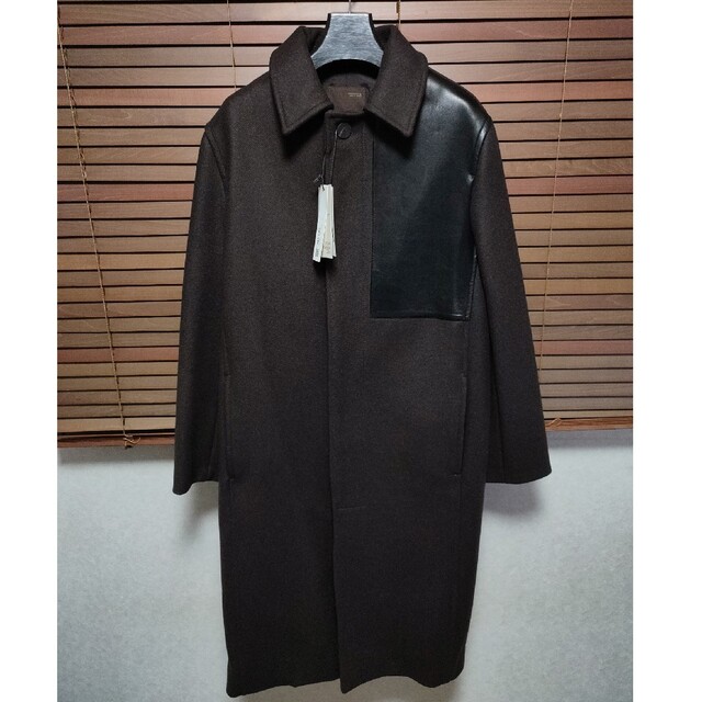 ZARA - ZARA studio nicholson パッチ レザー コート Sの通販 by