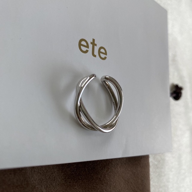 ete - ete リングカフ クロスラインの通販 by ポン子's shop｜エテなら