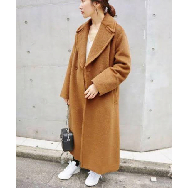 IENA LA BOUCLE - IENA LA BOUCLE アルパカシャギーオーバーコートの