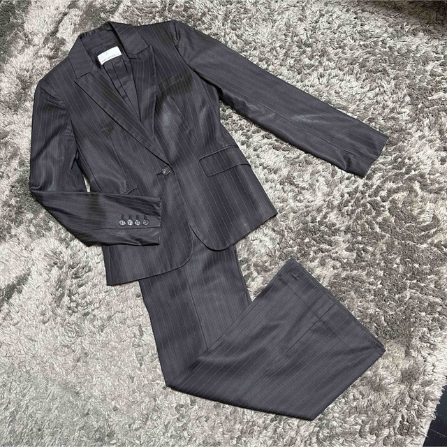 M-premier - 【美品】M-premierBLACKパンツ スカート スーツ 3点セット