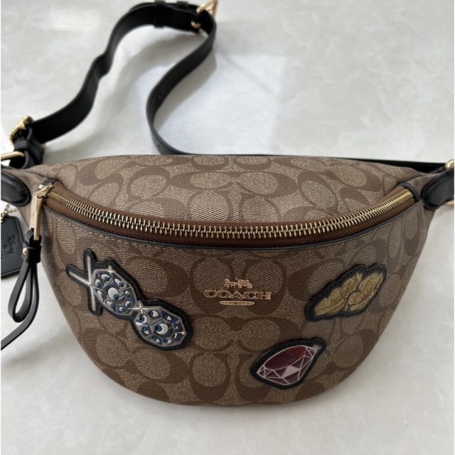 COACH×Disney ウエストポーチ 白雪姫 COACH 白雪姫 コラボ F72952