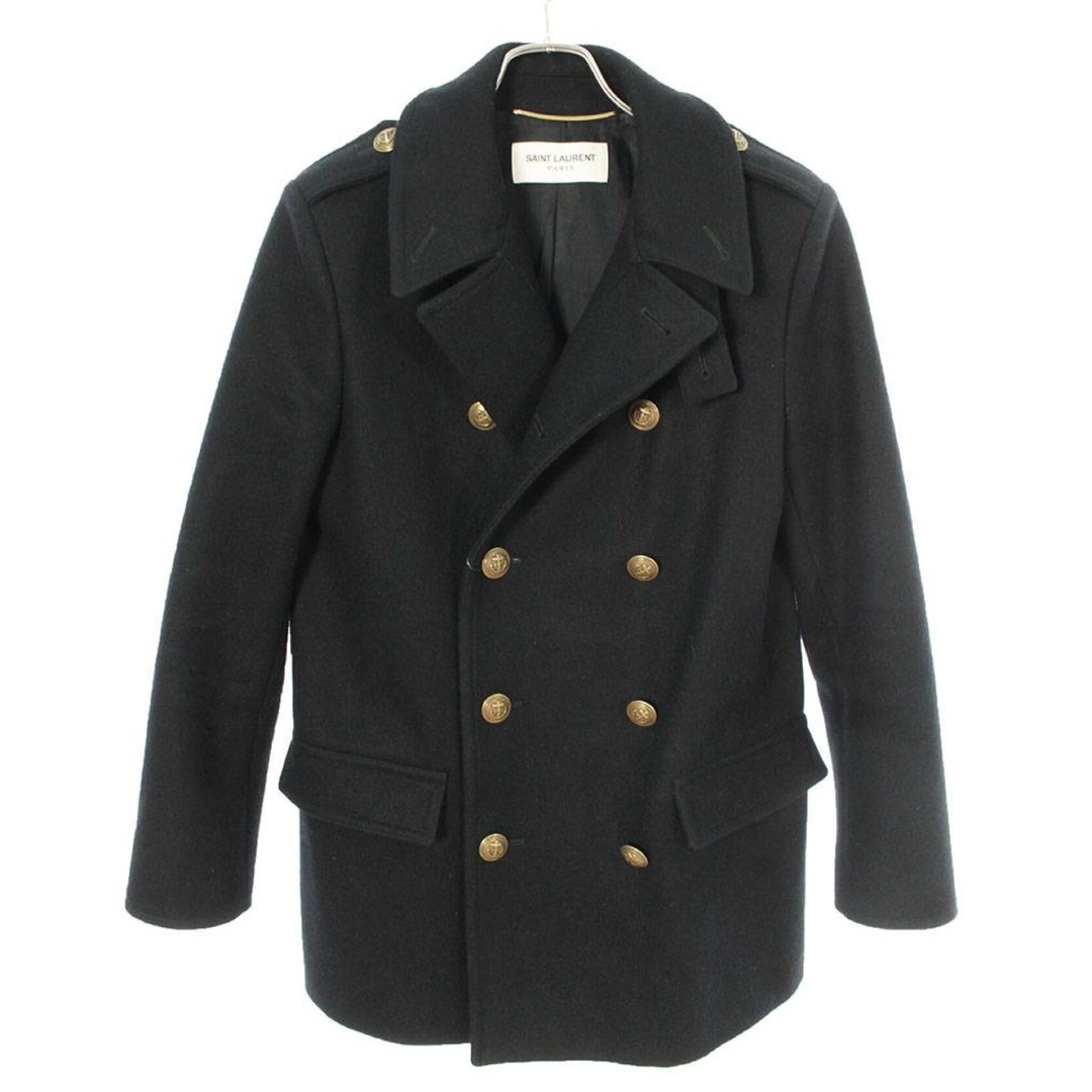 SAINT LAURENT - 13aw SAINT LAURENT PARIS ウールメルトンピーコート