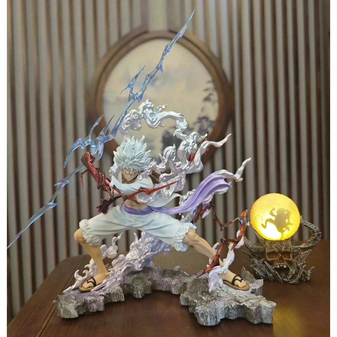 ワンピース ニカ ルフィ ギア5 フィギュア ガレージキット 塗装済み