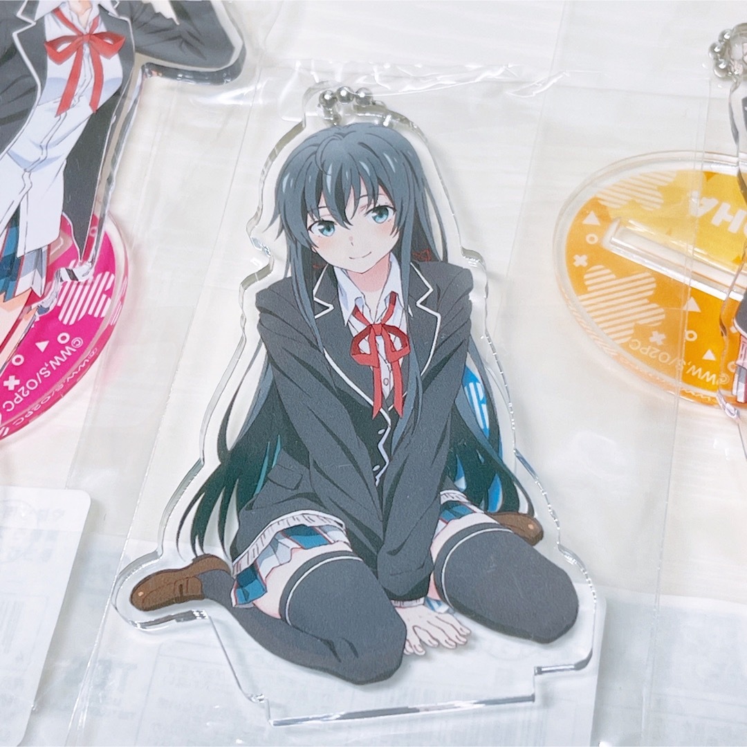 俺ガイル 雪ノ下雪乃 由比ヶ浜結衣 一色いろは 制服 アクリル