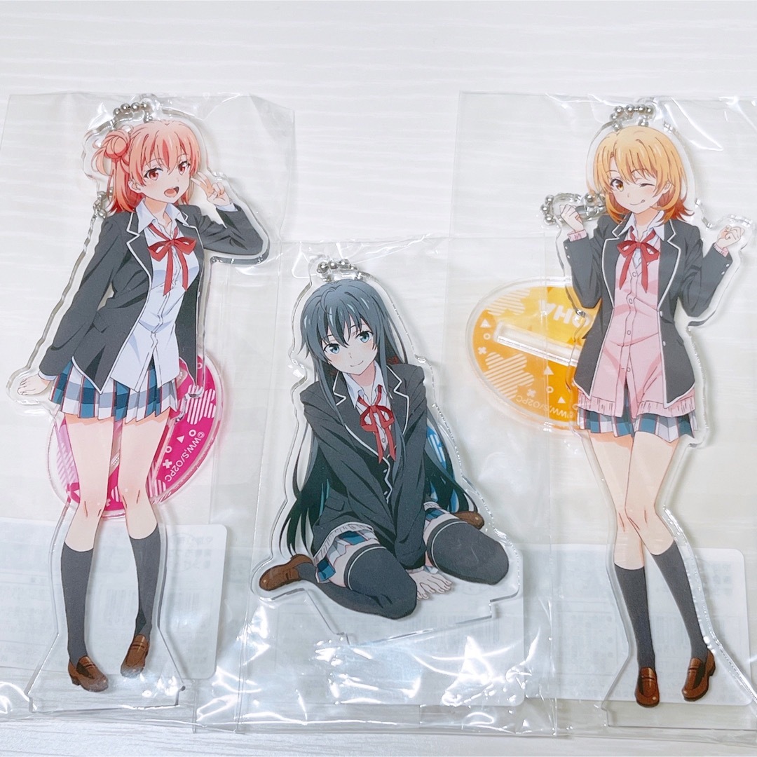 俺ガイル 雪ノ下雪乃 由比ヶ浜結衣 一色いろは 制服 アクリル
