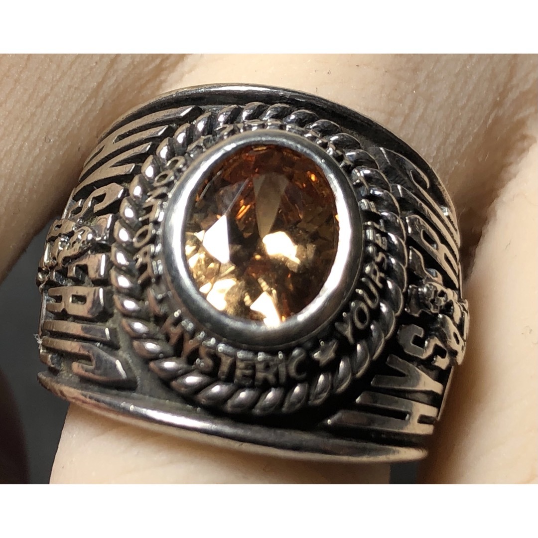 HYSTERIC GLAMOUR - ヒステリックグラマー ストーン 指輪 16号925