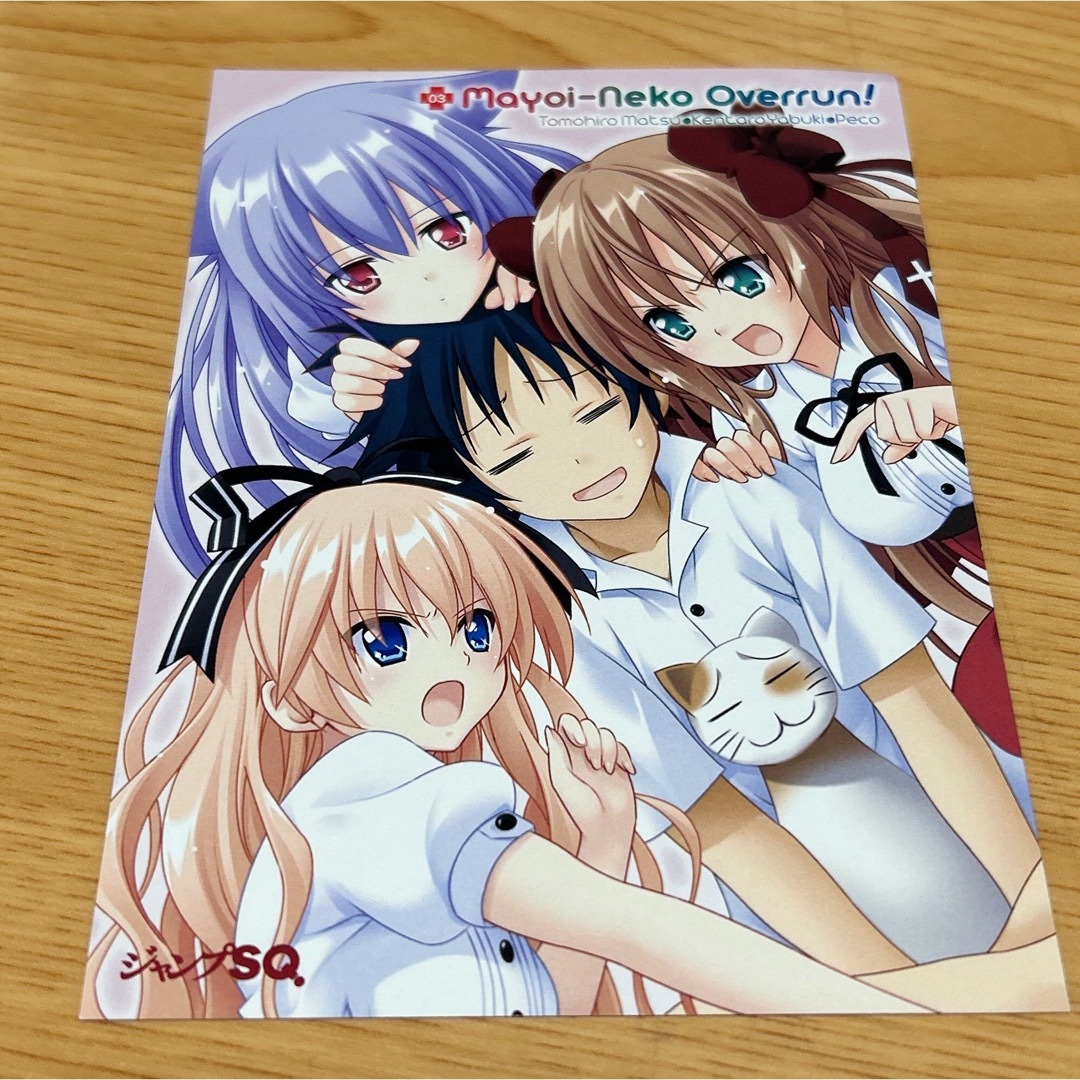 ジャンプSQ 迷い猫オーバーラン 特典 イラストカードの通販 by