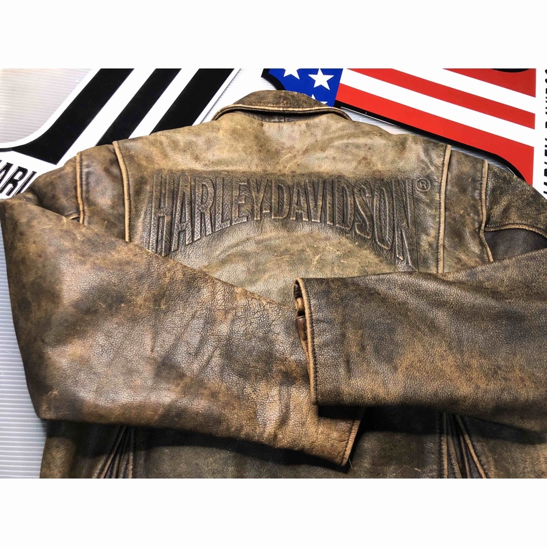 Harley Davidson - 【レアモデル！背ロゴエンボス】ハーレー